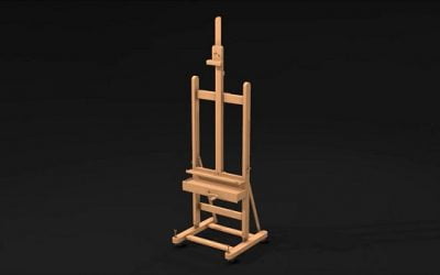 Mabef Studio Easel with Crank M 05