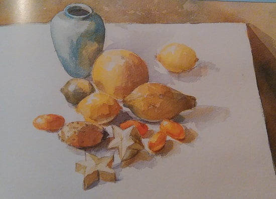 Preserving Soft-Edged Highlights in Watercolor with a Gum Arabic Resist 