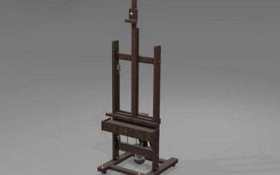 Classic Dulce Oak Studio Easel by BEST